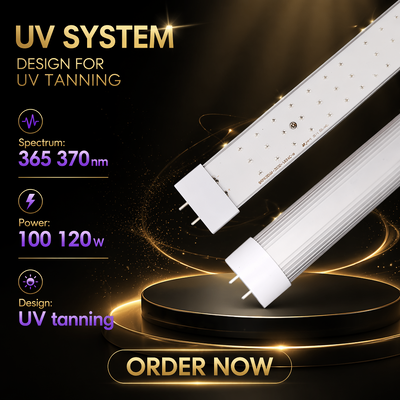 LEARNEW LED UV haute puissance 100W -120W 365-370nm pour le traitement de la peau Détection spectrale et réaction fluorescente