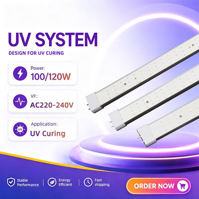 Tube de bronzage UV érythémateux à haute efficacité 365 nm UVA 370 nm UVB longue durée de vie 10000 heures sans mercure lampe UV de remplacement 100W-120W
