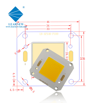 40X46MM Taille Cob LED Chip 4046 5500k Conception idéale pour la lumière d'inondation 100w