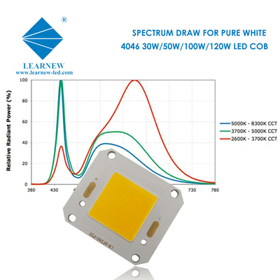 40X46MM Taille Cob LED Chip 4046 5500k Conception idéale pour la lumière d'inondation 100w