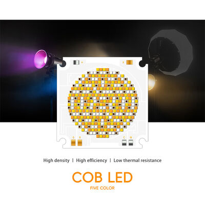 Puce LED COB RGBCW 1050W haute puissance 5555 avec une efficacité de 100-110LM/W et une garantie de 3 ans pour l'éclairage photographique professionnel