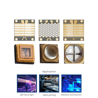 Lampes à LED IR RGB UV à haut rendement personnalisables avec diode à perles COB SMD Chip 2525MM Imprimante 3D/machine d'exposition/jet d'encre