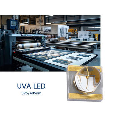 3W UVA UV LED Chip SMD 3535 365nm 385nm 395nm 1050-1500mW LED UV de haute puissance pour l'imprimante 3D de traitement UV OEM ODM échantillon gratuit
