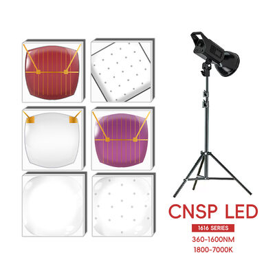 Apprenez la puissante puce LED ALN en cuivre 3W / 2W à spectre mixte 365nm UV & 1600nm IR 120 sphère 1,6 mm 2,8-3,4V 1800K-700K Ra70