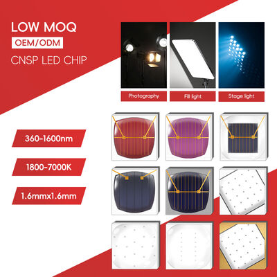 Éclairage extérieur Feux de voiture LED Feux de scène LED 3W CSP CNSP 1616 SMD LED puces couleur blanche pure 1000mA 6500K